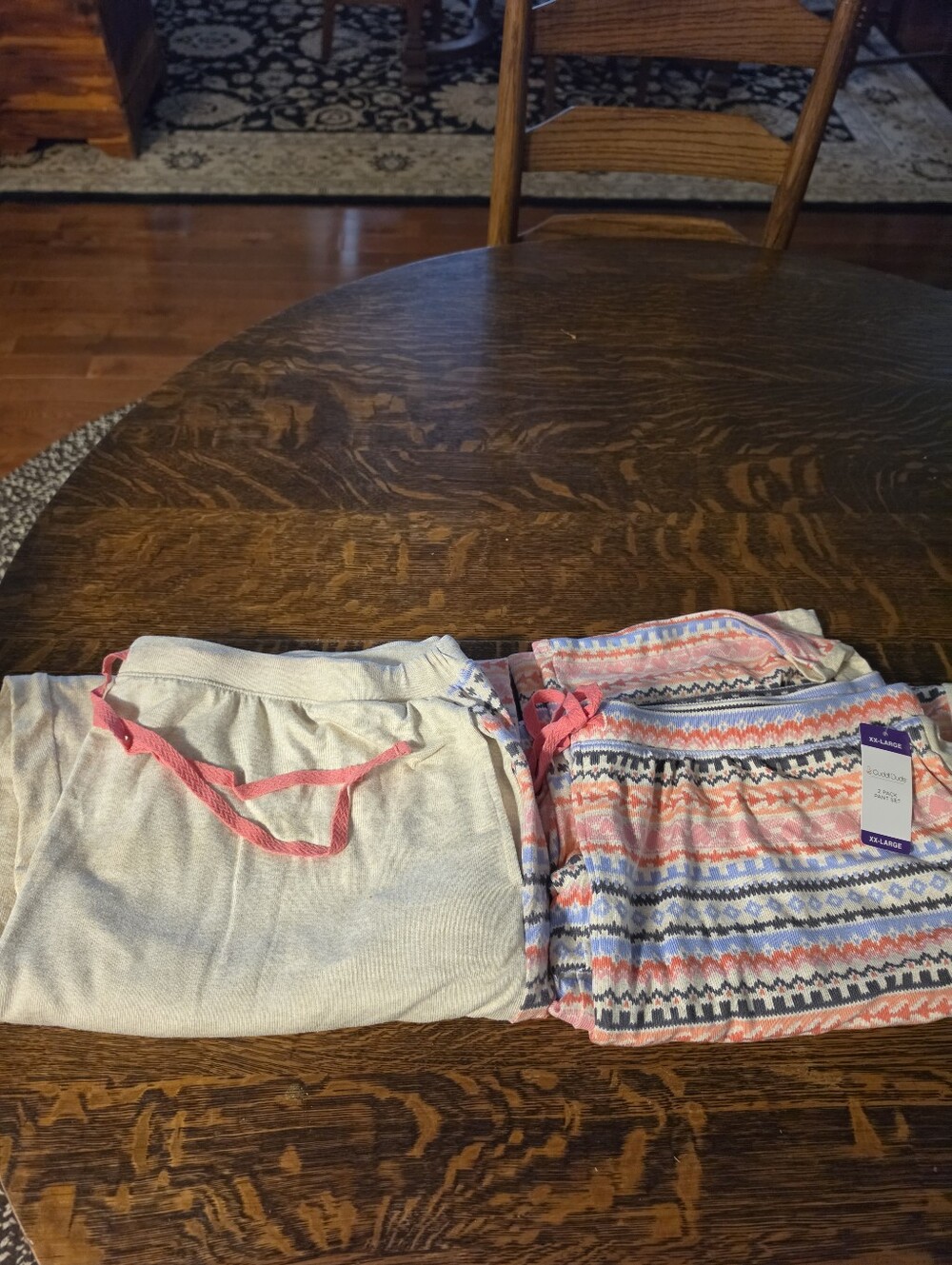 Two Pair Of Cuddl Duds Womens Pajama/Lounge Pants Size XXL